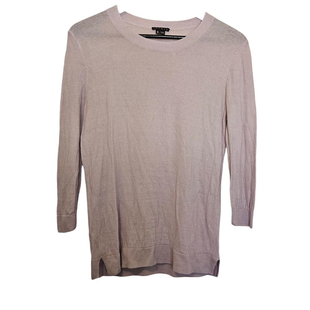 Theory Pink Rainee Sag Harbor Sweater